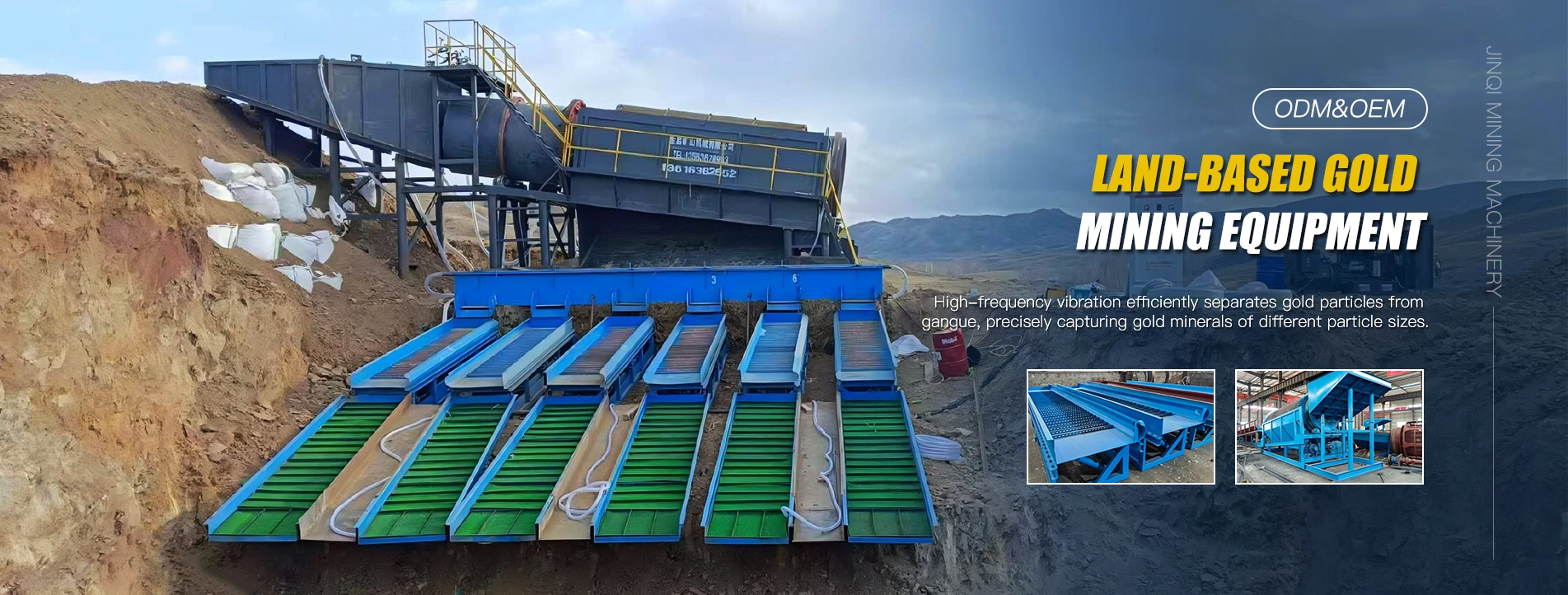 Lachin Tè ki baze sou Gold Mining Ekipman Manifakti