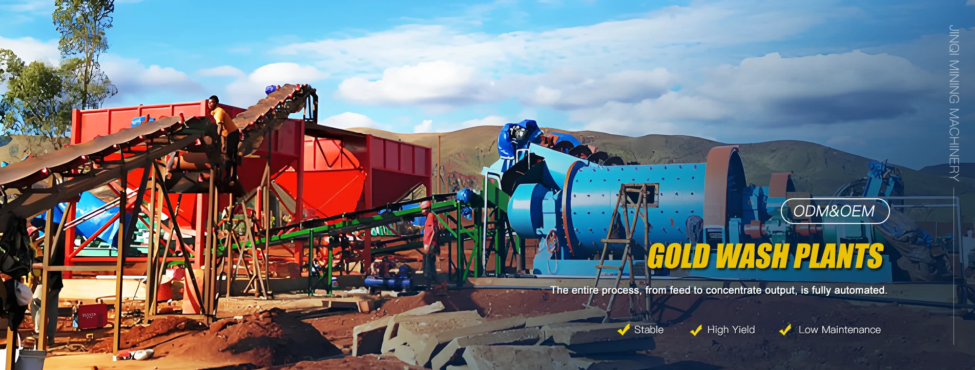 High-Pfòmans Gold Lave Plant faktori