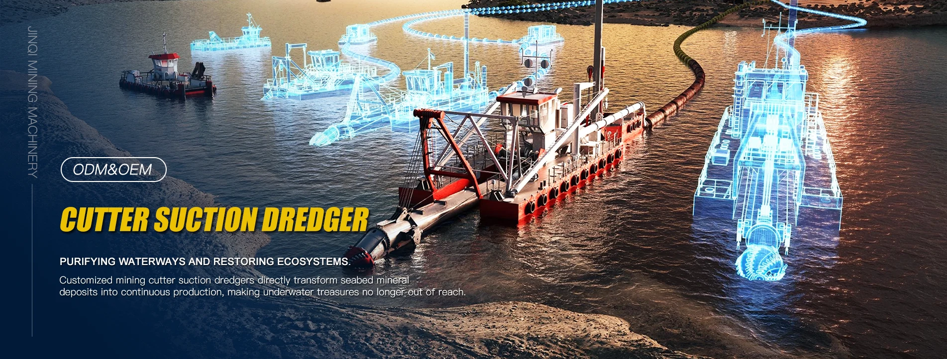 Manifakti bon kalite ekipman dragaj