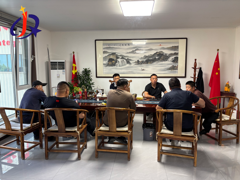 Sid Ameriken placer lò kliyan te vizite Qingzhou Jinqi Mining machin pou odit faktori.
