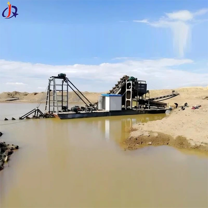 River Gold Dredger pou fè ekstraksyon lò Placer